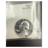 1955 Proof Washington Quarter