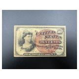 United States Fractional Currency 10 Cents