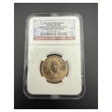 2007 John Adams $1 First Day of Issue Coin