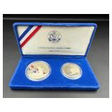 1986 Liberty Silver Dollar & Half Dollar Set