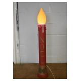 Vintage Blow Mold Noel Candlestick