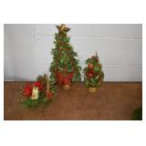 Vtg Plastic Christmas Decor