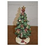 Plaster Christmas Tree Statue