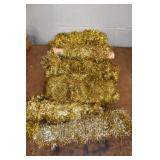 Vtg Gold Tinsel Garland