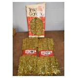 NOS Gold Tinsel Garland