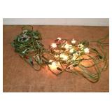 Pair of Vintage Tulip and Star Lights