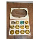 Box of Vintage Shiny Brite Ornaments