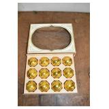 Box of Vintage Shiny Brite Ornaments