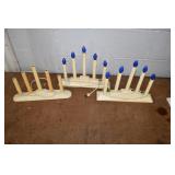 Vtg 5 Light Candoliers