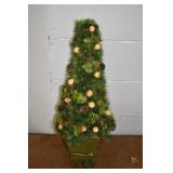 Vtg Christmas Tree Wall Decor