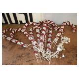 Outdoor Light Up Metal Vine Wrapped Candy Canes