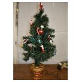 Vtg Fiber Optic Christmas Tree with Color Wheel
