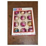 Box of Shiny Brite Ornaments