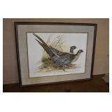 Barbara Blythe Winstead "Pheasants" Framed