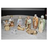 Vintage Homco Ceramic Nativity Scene