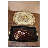 Pair of Vintage Serving Trays