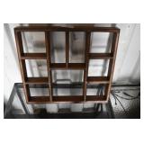 Solid Wood Wall Display Shelf