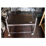 Vtg MCM Rolling TV Cart