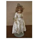 Vintage Wedding Porcelain Doll