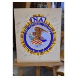 Vtg FBI Posterboard Signed