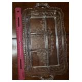 Vtg Cambridge Glass Gardoon Relish Tray
