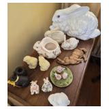 Rabbit Figurines and Decor