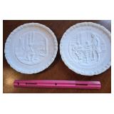 Vtg Bicentennial Porcelain Plates