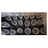 18pc Cut Crystal Stemware Set