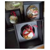 Vtg Versace Christmas Ornaments Set