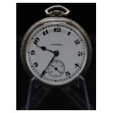 Hampden 17 Jewels Sz12 Pocket Watch