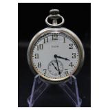 Elgin 17 Jewels Sz12 Pocket Watch