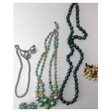 Vintage Pearl Beaded Necklaces - Trifari