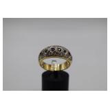 Gold-tone Gemstone Ring