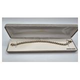 18K over Sterling Diamond Accent Bracelet