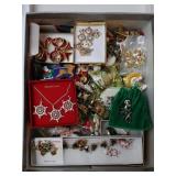 Christmas Jewelry & Brooch Pin Lot #1