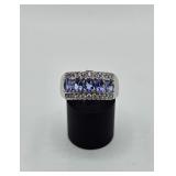 925 Blue Stone Ring