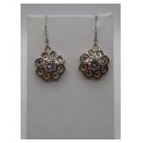 925 CZ Dangle Earrings