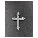 925 CZ Cross Pendant