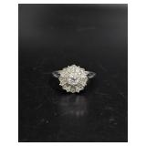 925 White Stone Accent Ring