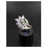 925 Purple Stone Ring