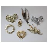 7 Pcs Brooch Pins