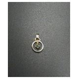 10K Gold & Emerald Pedant