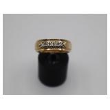 14K Gold & Diamond Band