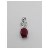 Stauer 925 & Ruby Pendant