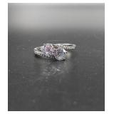 925 Lab Diamond Ring