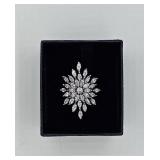 Stauer 925 & CZ Starburst Ring