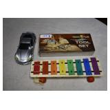 Handy Andy Tool Box, FP Xylophone, XTR Corvette