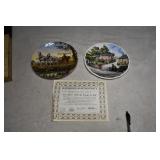 Pair of Vintage Collectors Plates