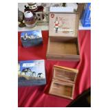 Pair of Wood Decor Boxes