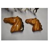 Ceraimc Horse Figure Lot